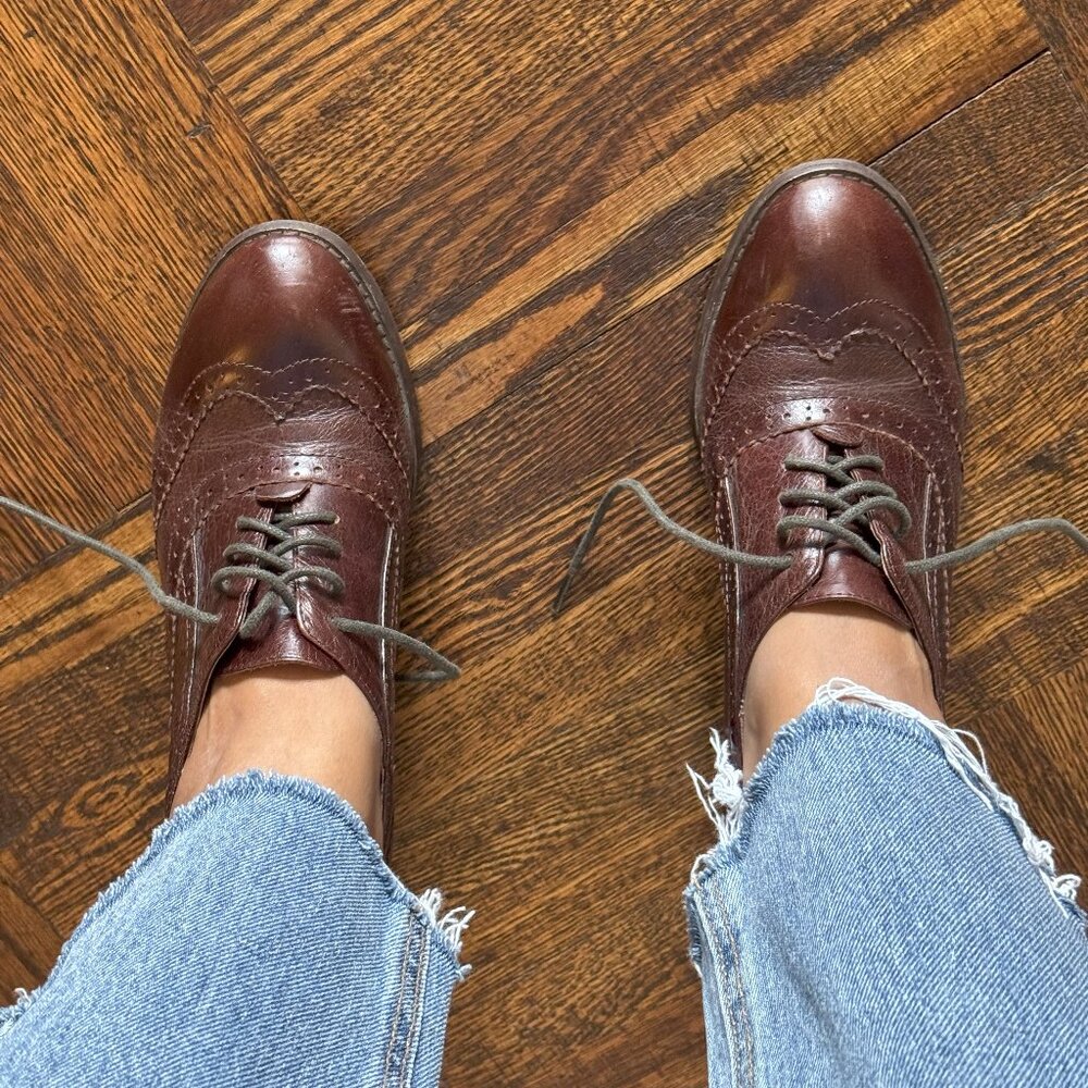 Heeled Oxfords
